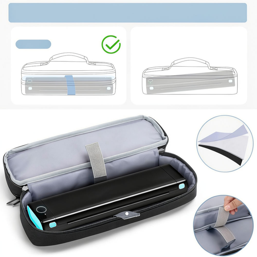 Compact Portable Printer Stora - Tech Accessories Storage recension och pris