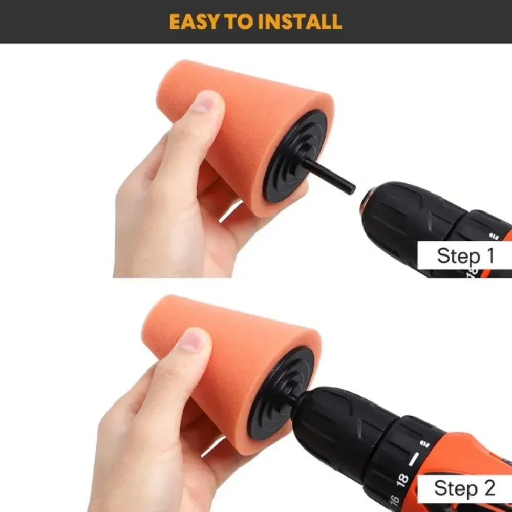 Car Drill Polishing Sponge Pad - Tech Car Accessories recension och pris