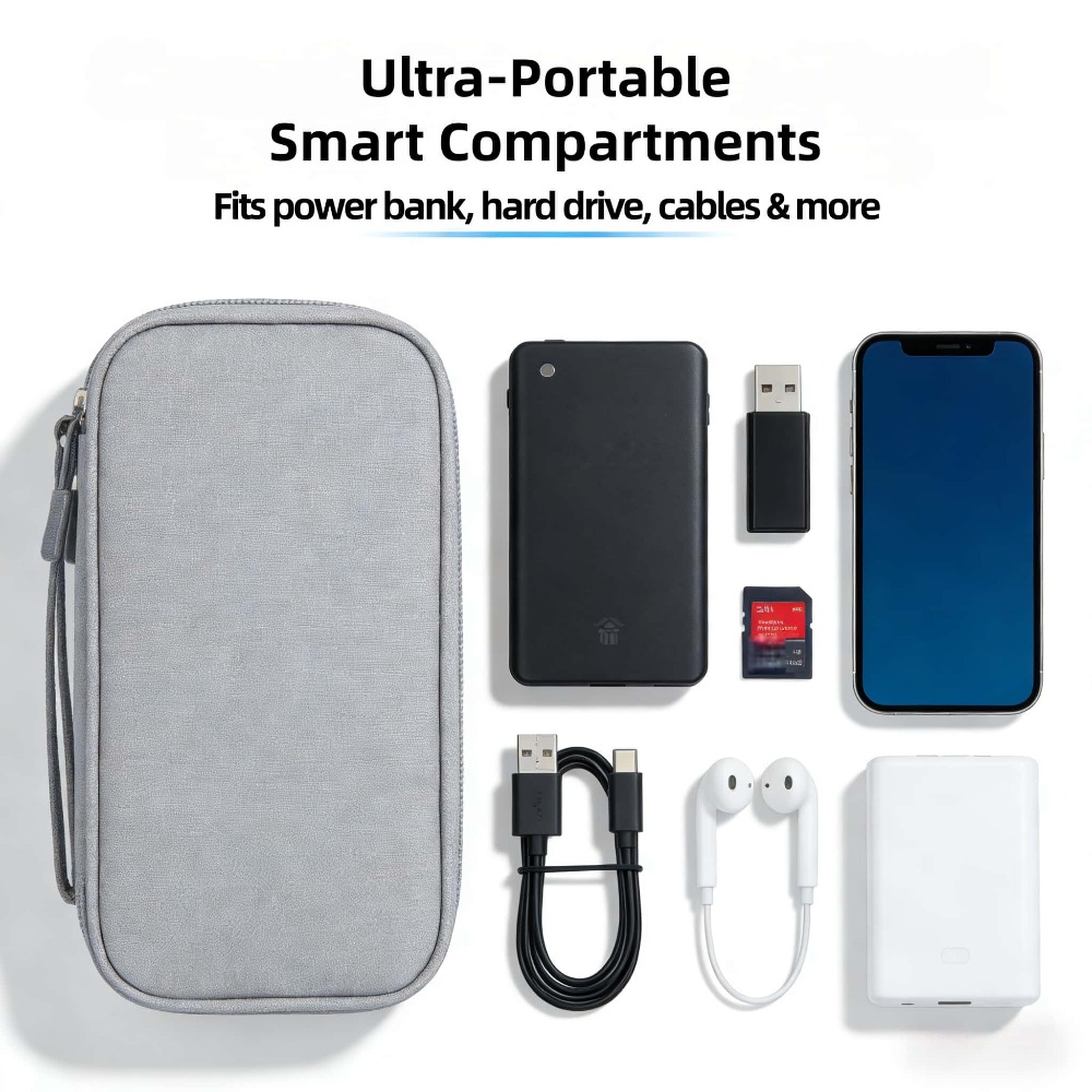 Electronics Organizer Case Por - Tech Accessories Case recension och pris